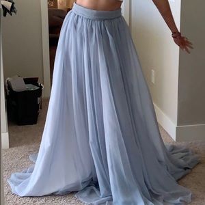 Sweet Caroline Styles Florence Skirt - Storm Blue